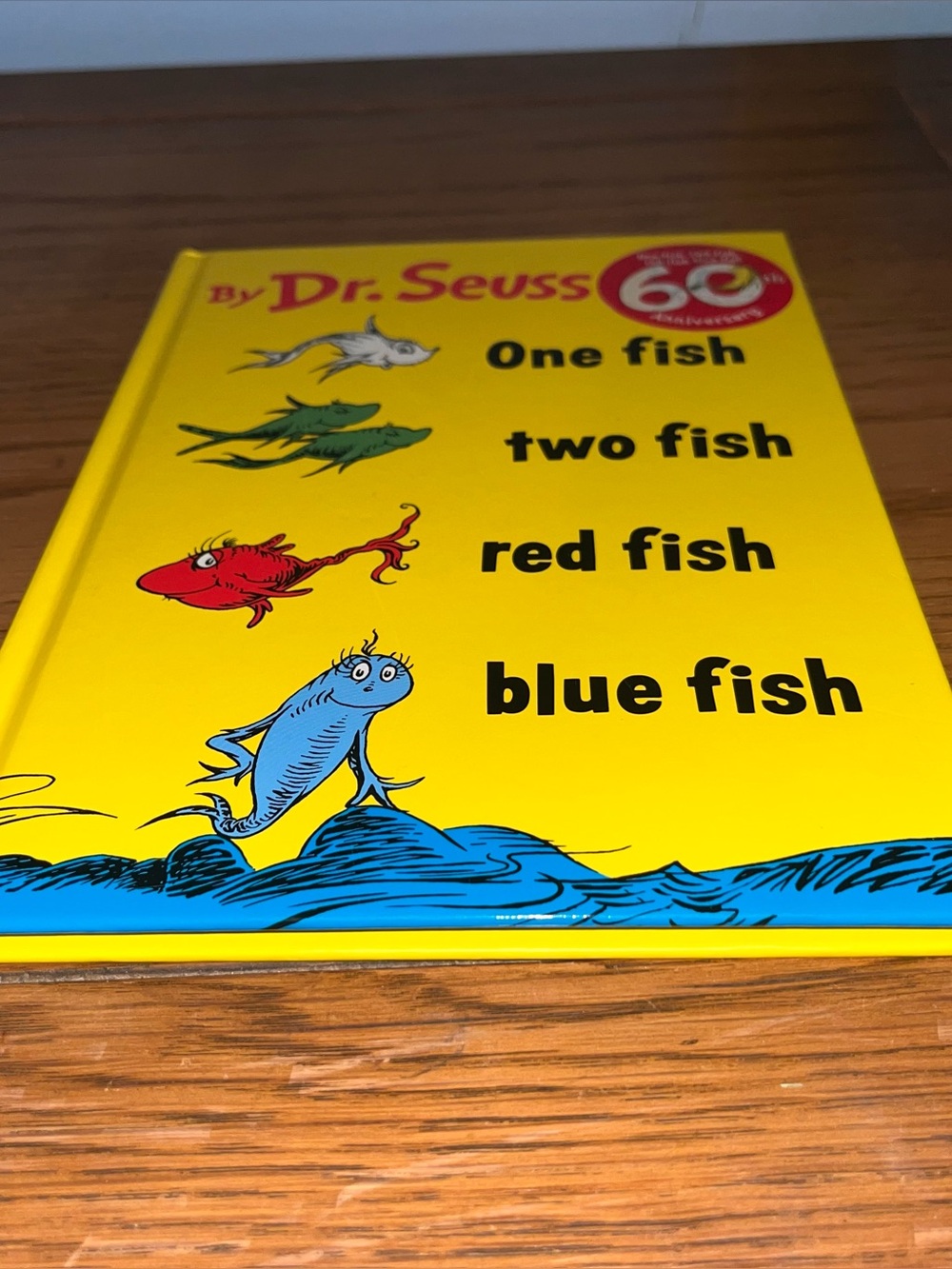 Dr. Seuss Yellow Cover with Red and Blue Fish